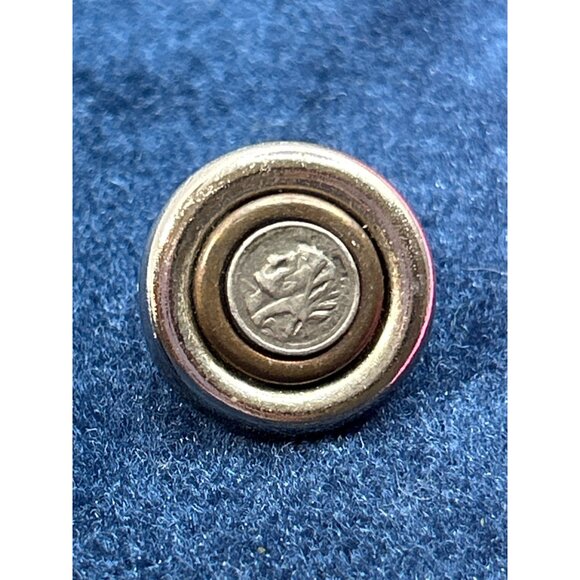 Vintage Republique Francaise Coin-Inspired Stud Earrings - Picture 5 of 5